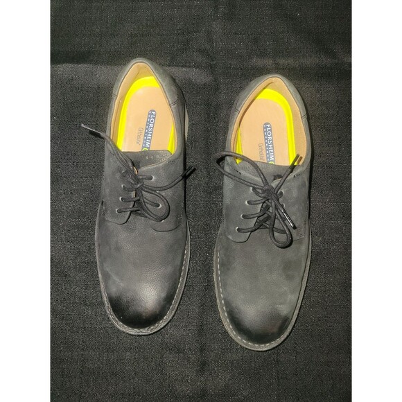 Florsheim Navigator Oxford Black Nubuck Leather 9.5 Wide EUC main image 5